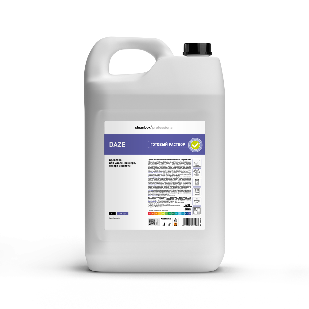 Средство для удаления жира, нагара и копоти CleanBox Professional DAZE (5л) готовый раствор