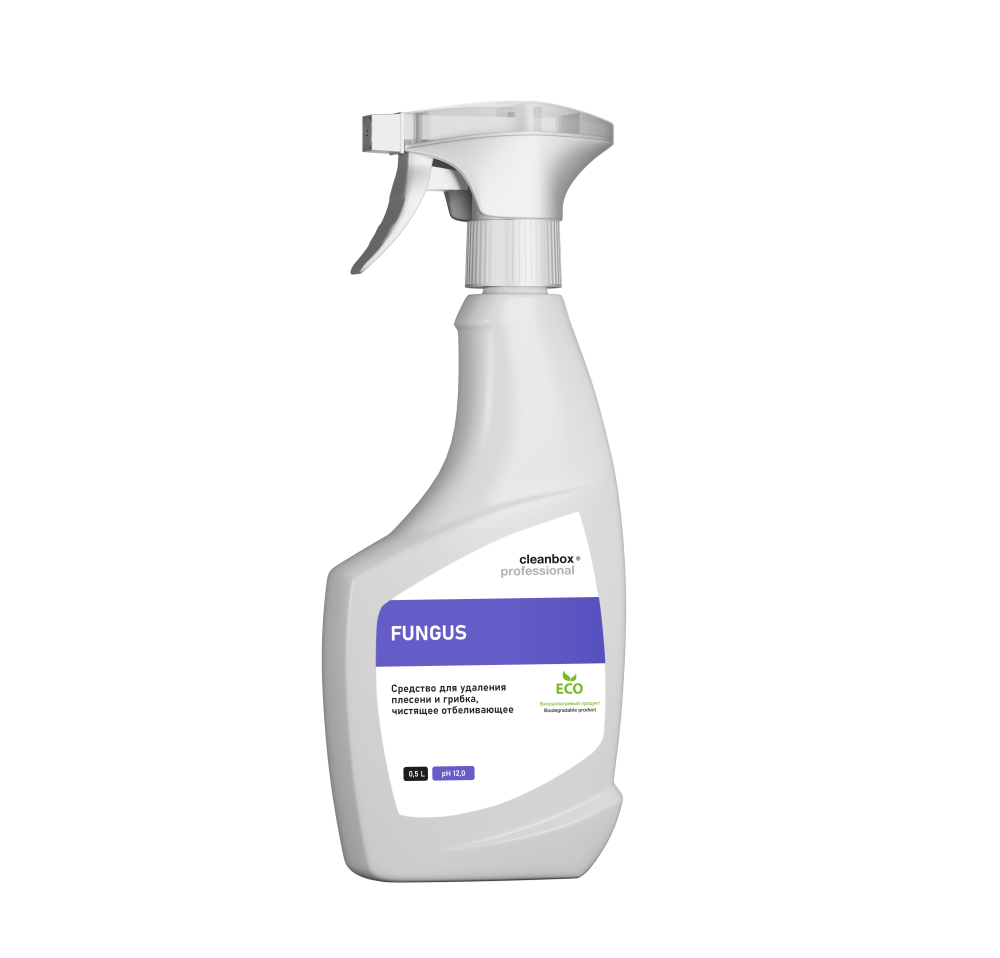 Средство для удаления плесени и грибка, чистящее и отбеливающее CleanBox Professional FUNGUS (0,5л)