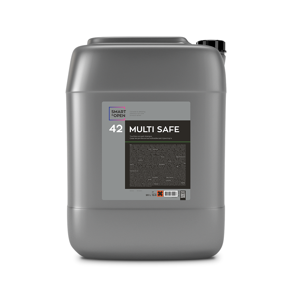 Средство для бесконтактной мойки автотранспорта SMART MULTI SAFE 42 (20л)