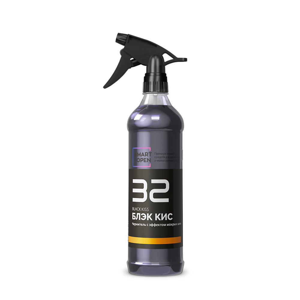 Чернитель с эффектом мокрых шин SMART BLACK KISS 32 (0,5л)