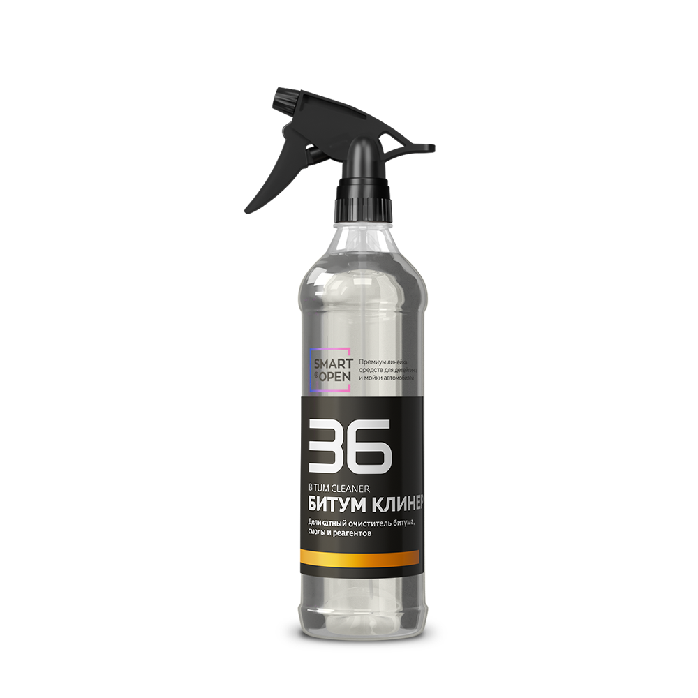 Деликатный очиститель битума, смолы и реагента SMART BITUM CLEANER 36 (0,5л)