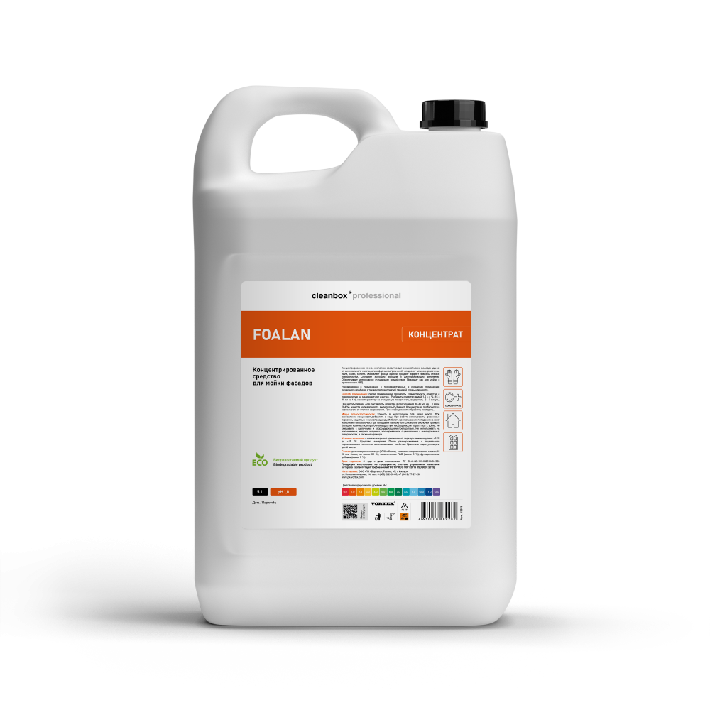 Концентрированное средство для мойки фасадов CleanBox Professional FOALAN (5л)