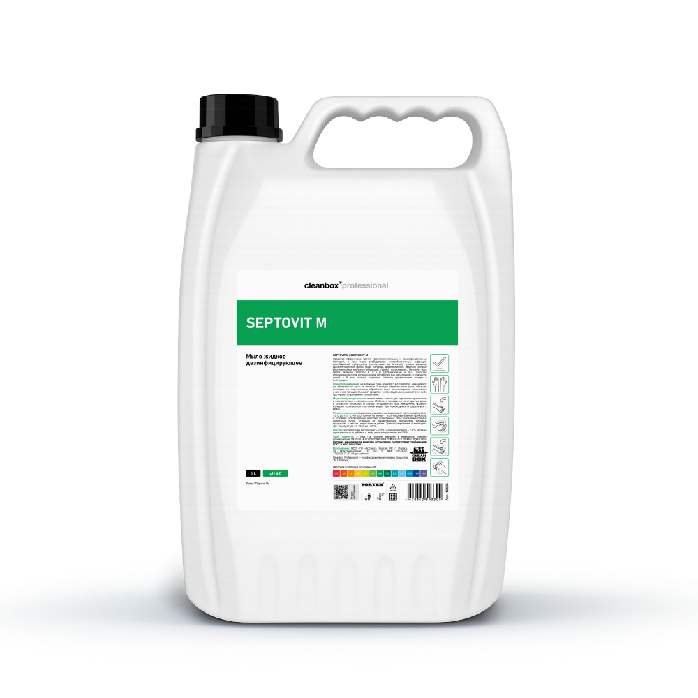 Мыло жидкое дезинфицирующее CleanBox Professional SEPTOVIT M (5л)