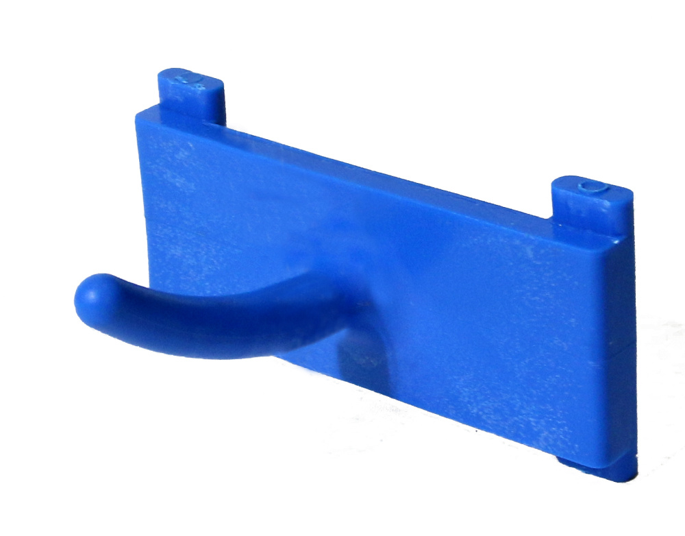 Кронштейн-крючок настенный, 70*35*50, синий
