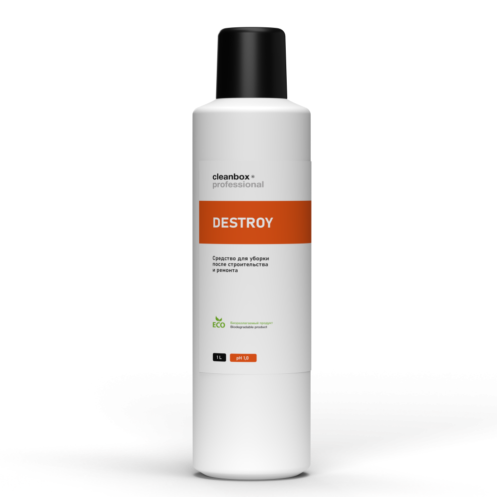 Средство для уборки после строительных работ CleanBox Professional DESTROY (1л)