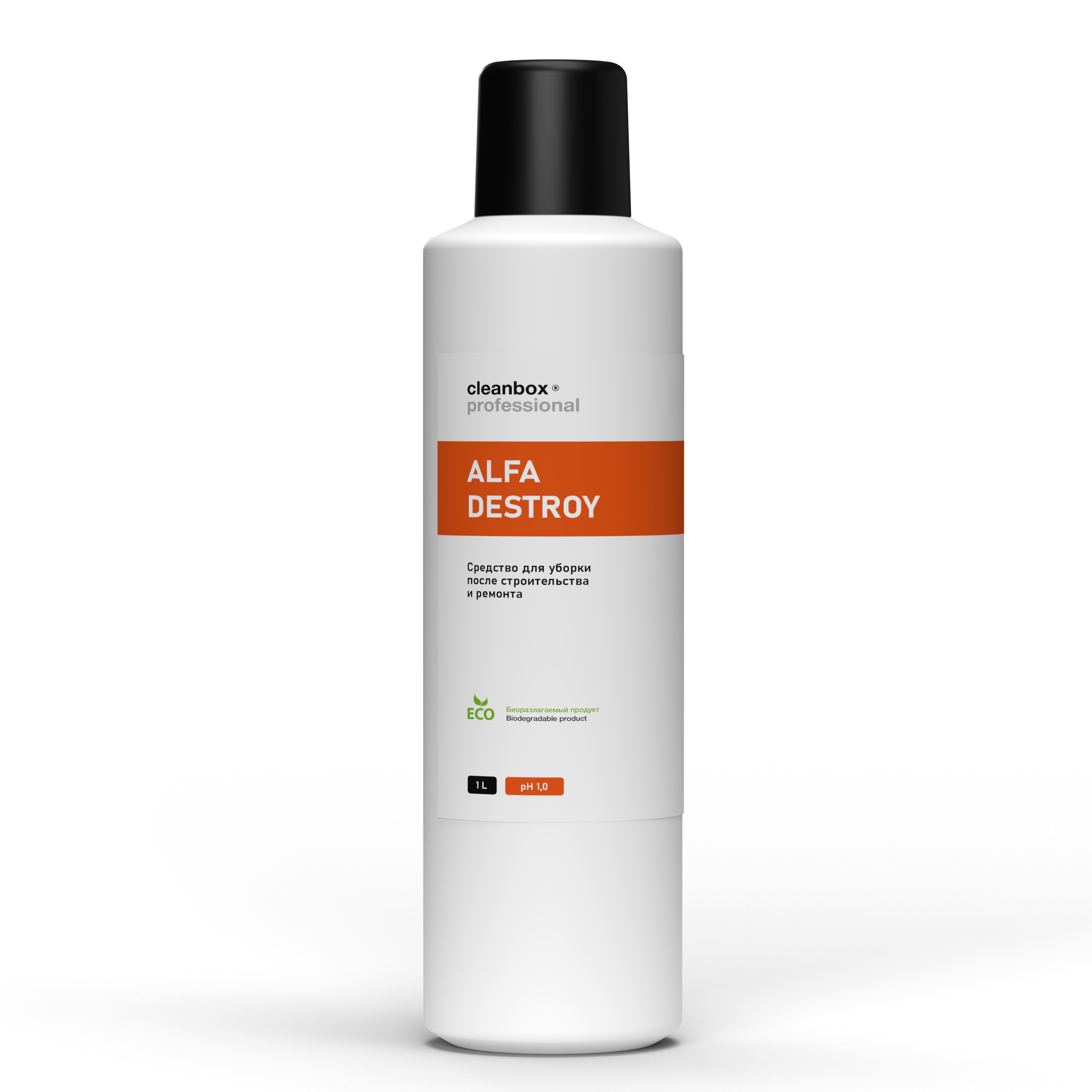 Средство для уборки после строительства и ремонта CleanBox Professional ALFA DESTROY (1л)