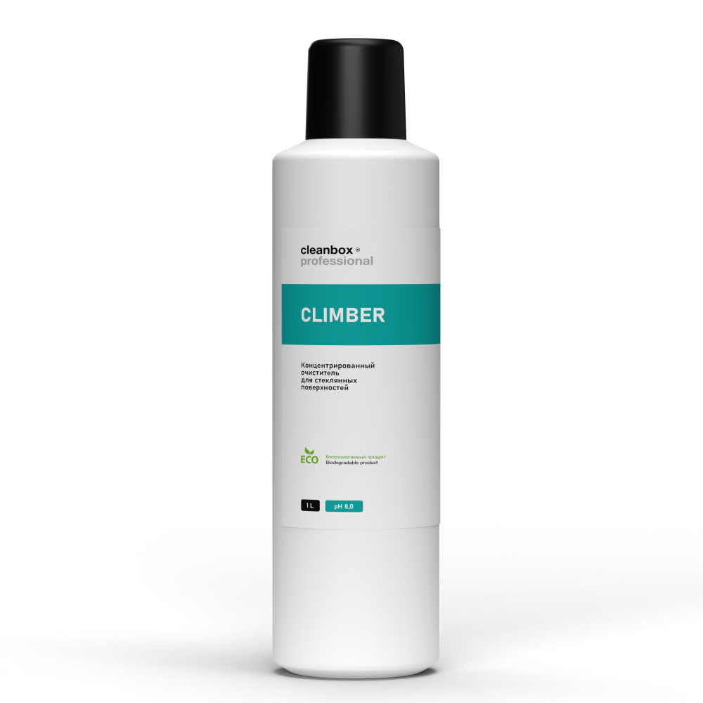 Концентрированный очиститель для стеклянных поверхностей CleanBox Professional CLIMBER (1л)