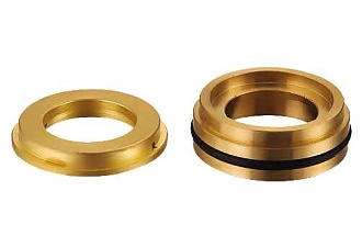 Гильза + резиновое кольцо + промежуточное кольцо